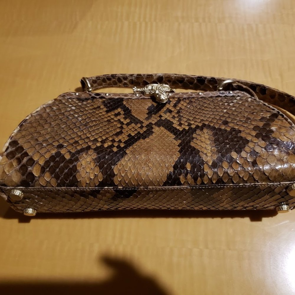 Barry kieselstein-cord snakeskin purse - Picture 6 of 9